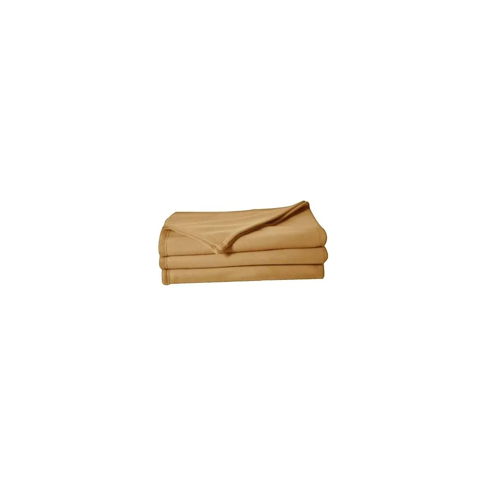 Plédek Toison D'or Couverture polaire 220x240 cm beige