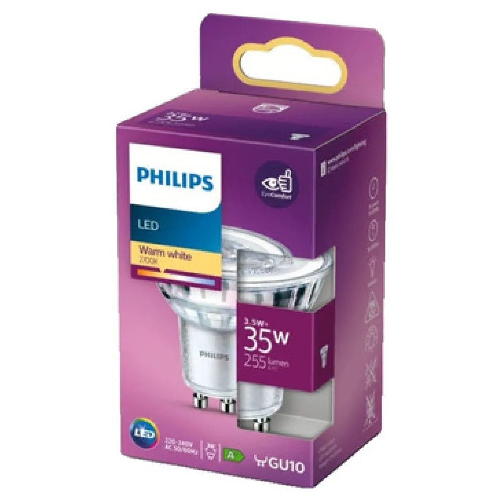 Spot lámpák Philips Ampoule led classic lumière blanche chaude