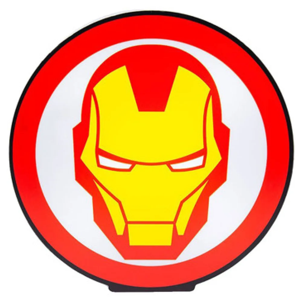 Díszlámpák Paladone Lampe iron man 16cm rouge/jaune