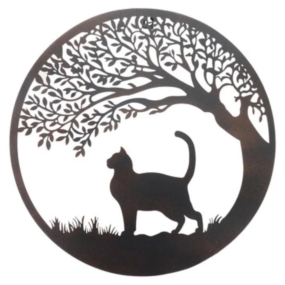 Szobrok, figurák Signes Grimalt Parez Fa Dísz Macskával