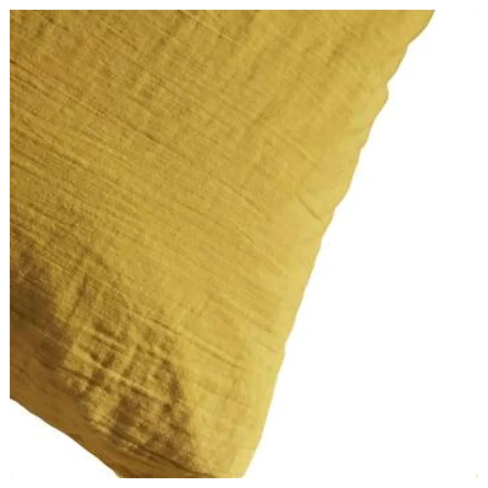 Takaró huzat Today Parure de lit ocre en gaze de coton 260x240 cm