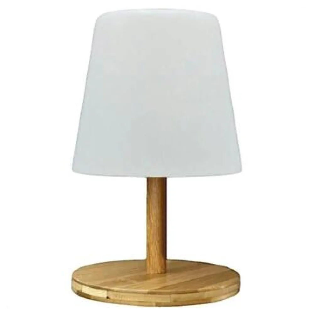 Díszlámpák Lumisky Lampe à poser Standy Mini Wood pied bambou