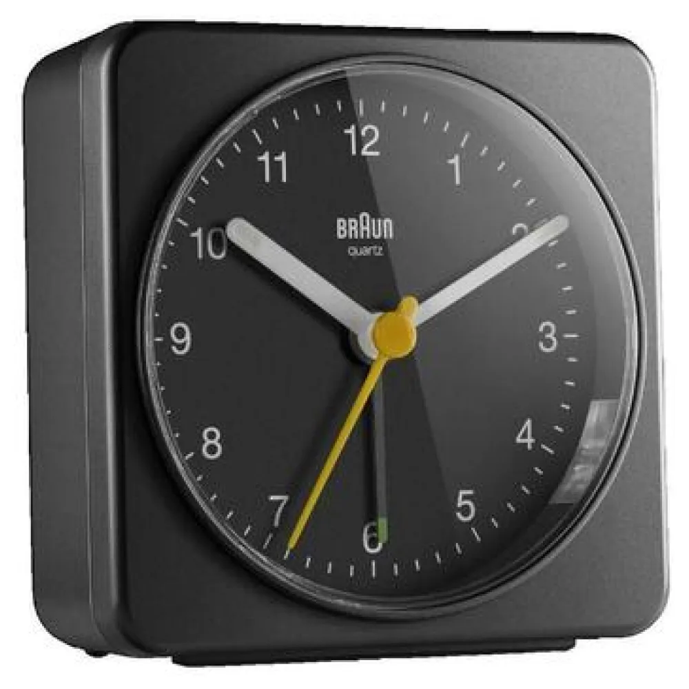 Órák Braun Réveil analogique BC03B noir avec alarme crescendo