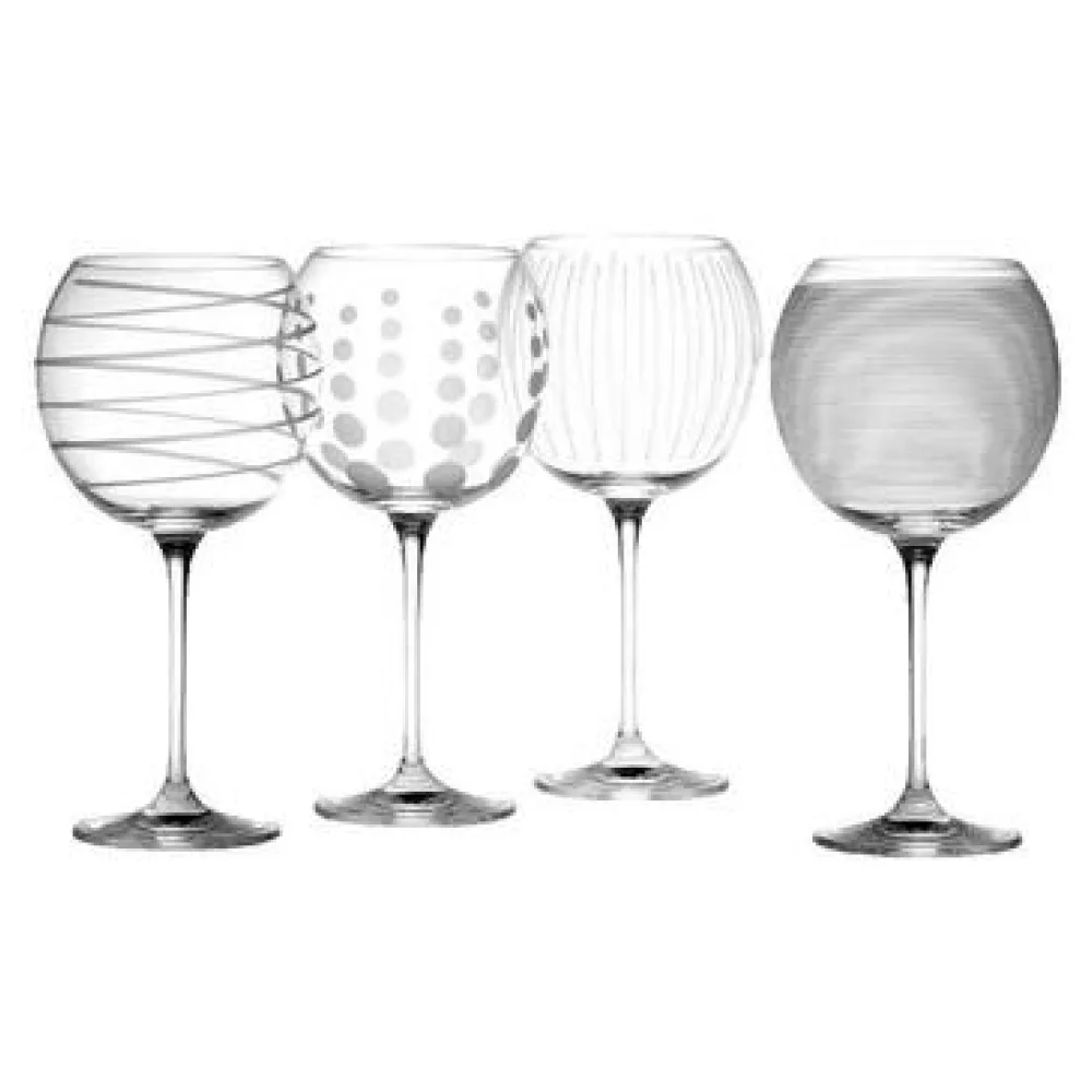 Ünnepi dekorációk Mikasa Set de 4 verres à ballons Cheers