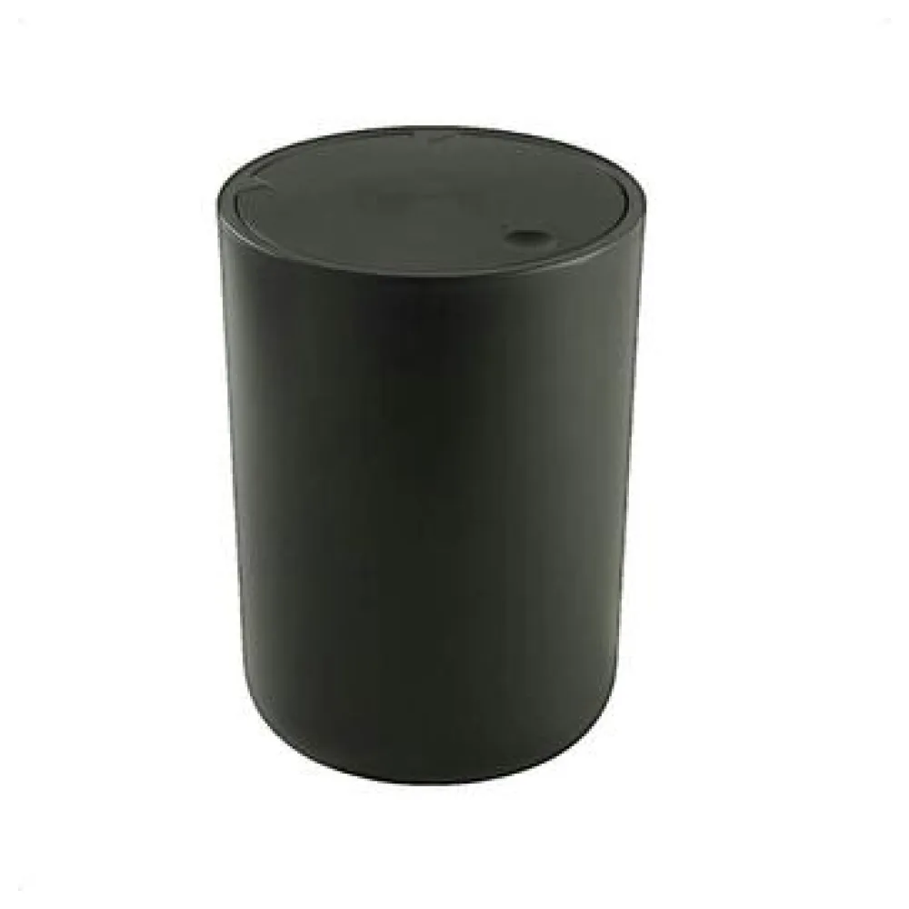 Kosarak és dobozok Today Poubelle 8,5 L noire avec couvercle poussoir
