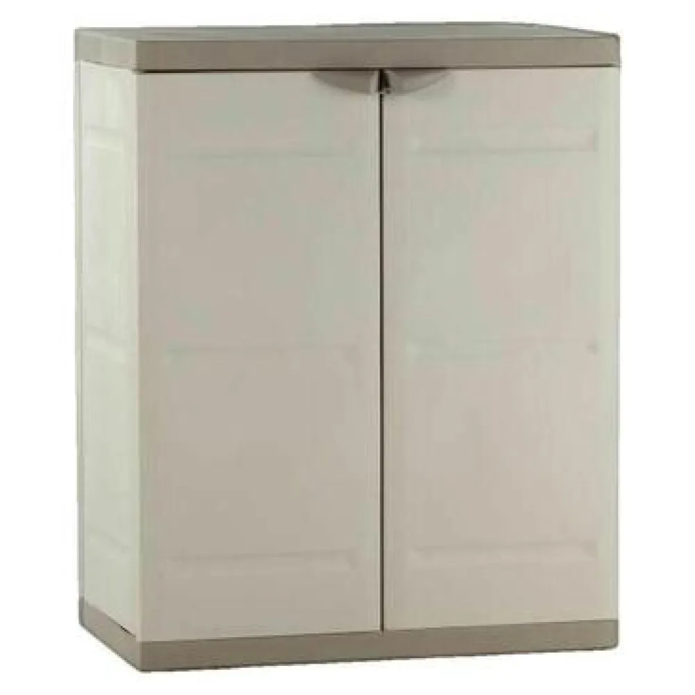Kültéri tárolók plastiken Armoire basse Modèle Beige clair