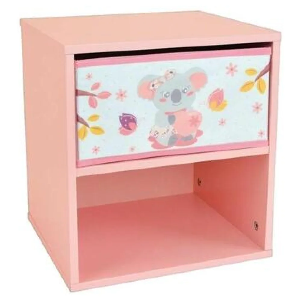 Éjjeli szekrények Funhouse Table de chevet CALLY MIMI KOALA rose