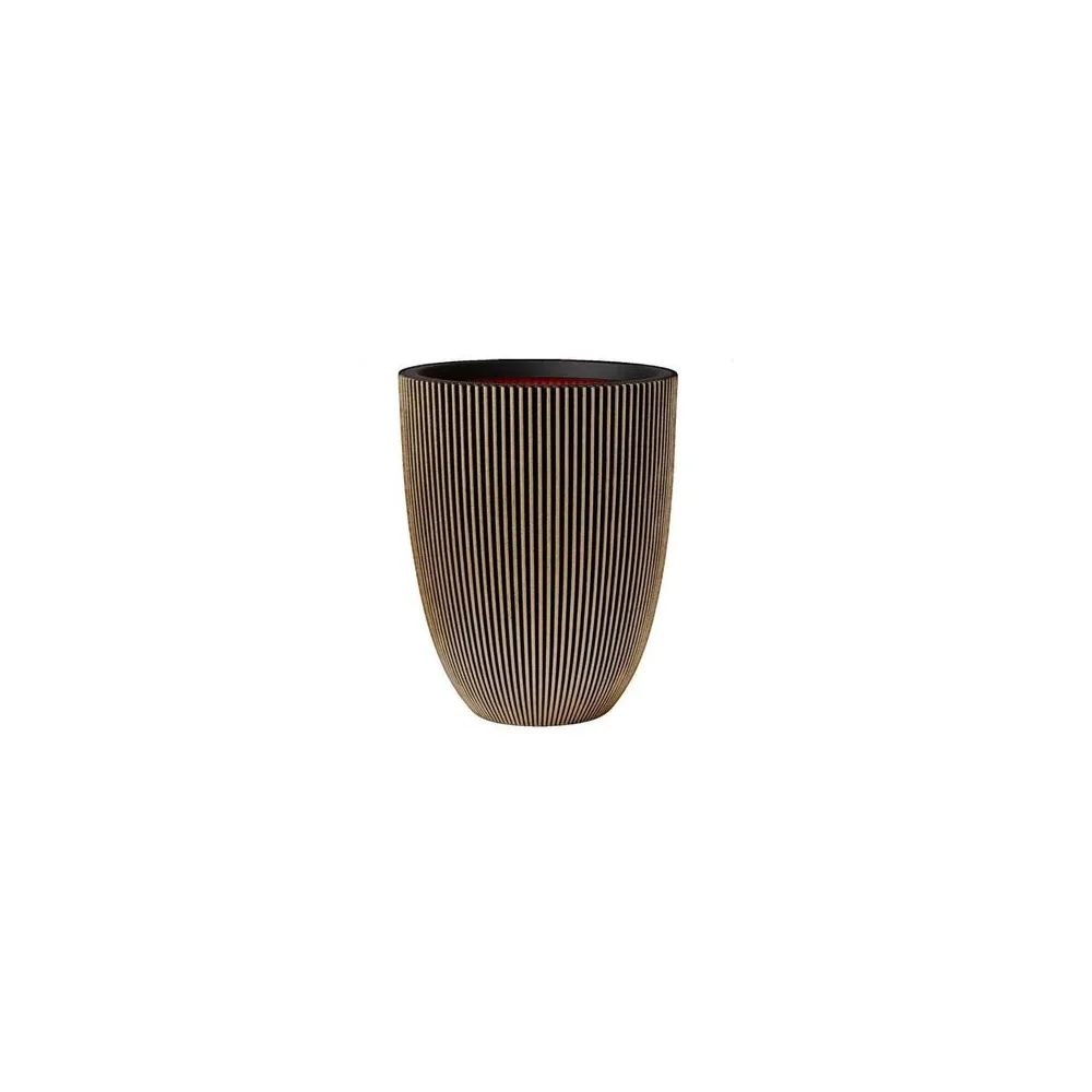 Vázák, beltéri kaspók Capi Europe Vase Groove design moderne noir