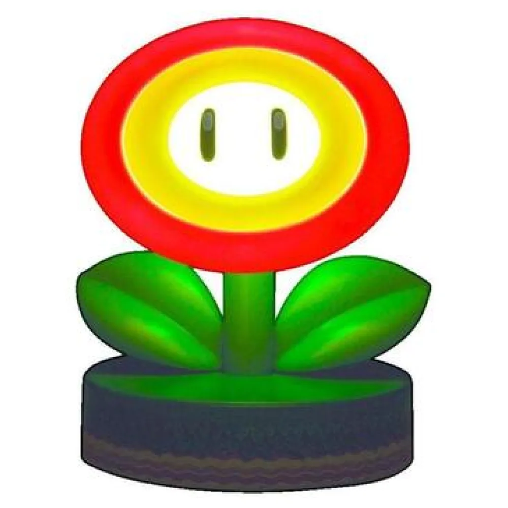 Díszlámpák Paladone Lampe de table Fleur de feu Jaune