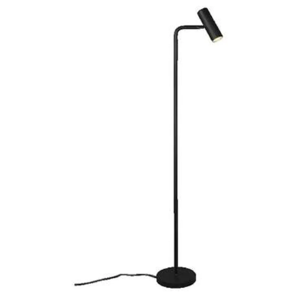 Állólámpák Trio Lampadaire Marley noir mat