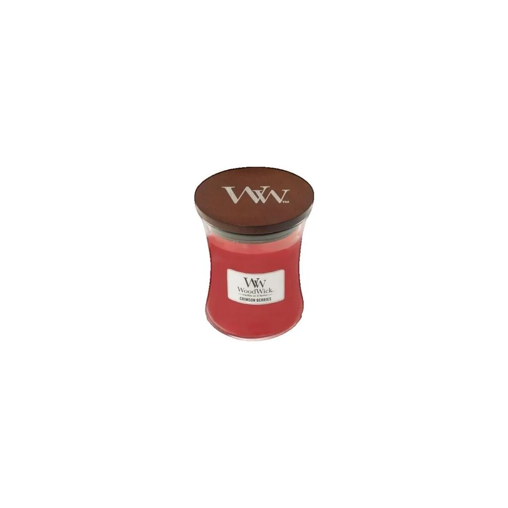 Gyertyák, párologtatók Woodwick Bougie parfumée Crimson Berries Rouge