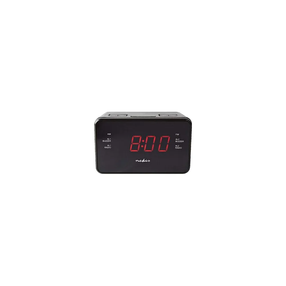 Órák Nedis Réveil numérique CLAR002BK écran LED rouge