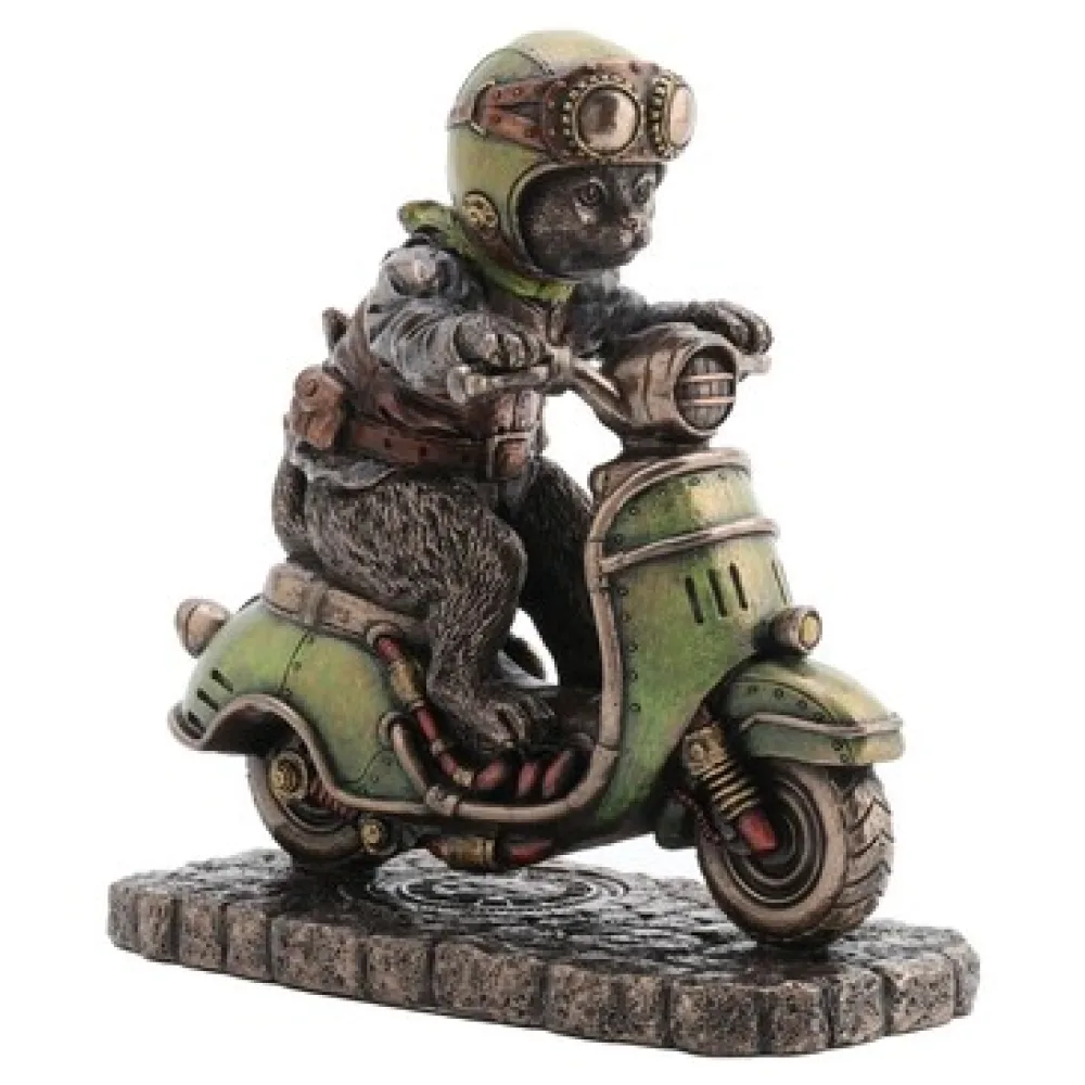 Szobrok, figurák Signes Grimalt Steampunk Scooter Cat