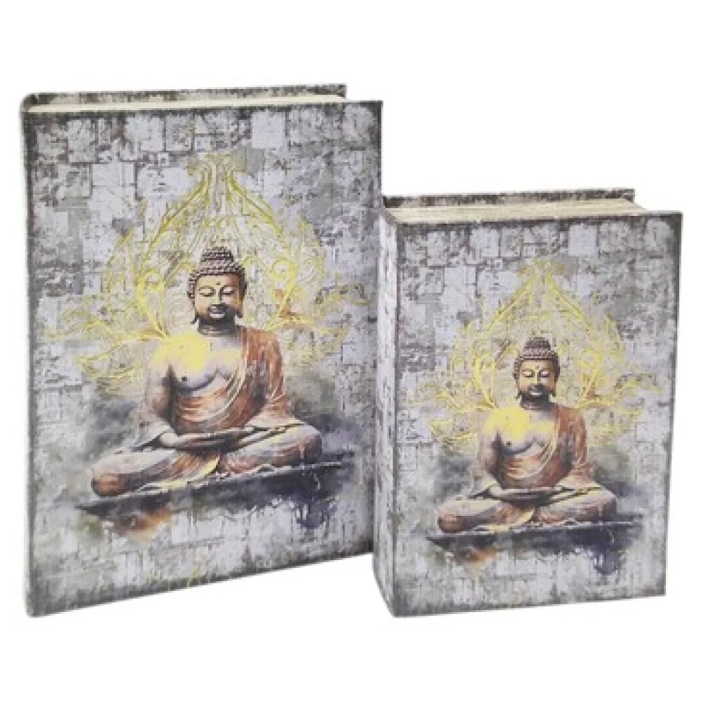Kosarak és dobozok Signes Grimalt Buddha Book Box 2U
