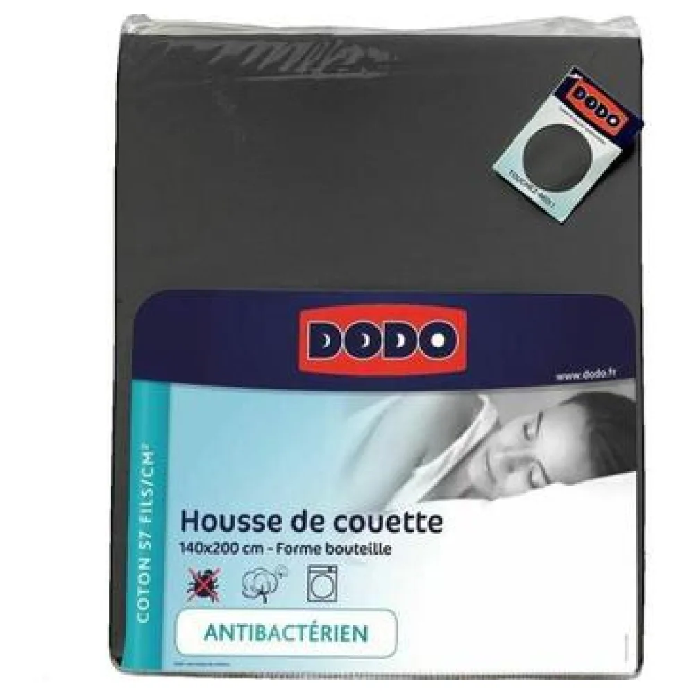 Takaró huzat Dodo Housse de Couette 140 x 200 cm Anthracite