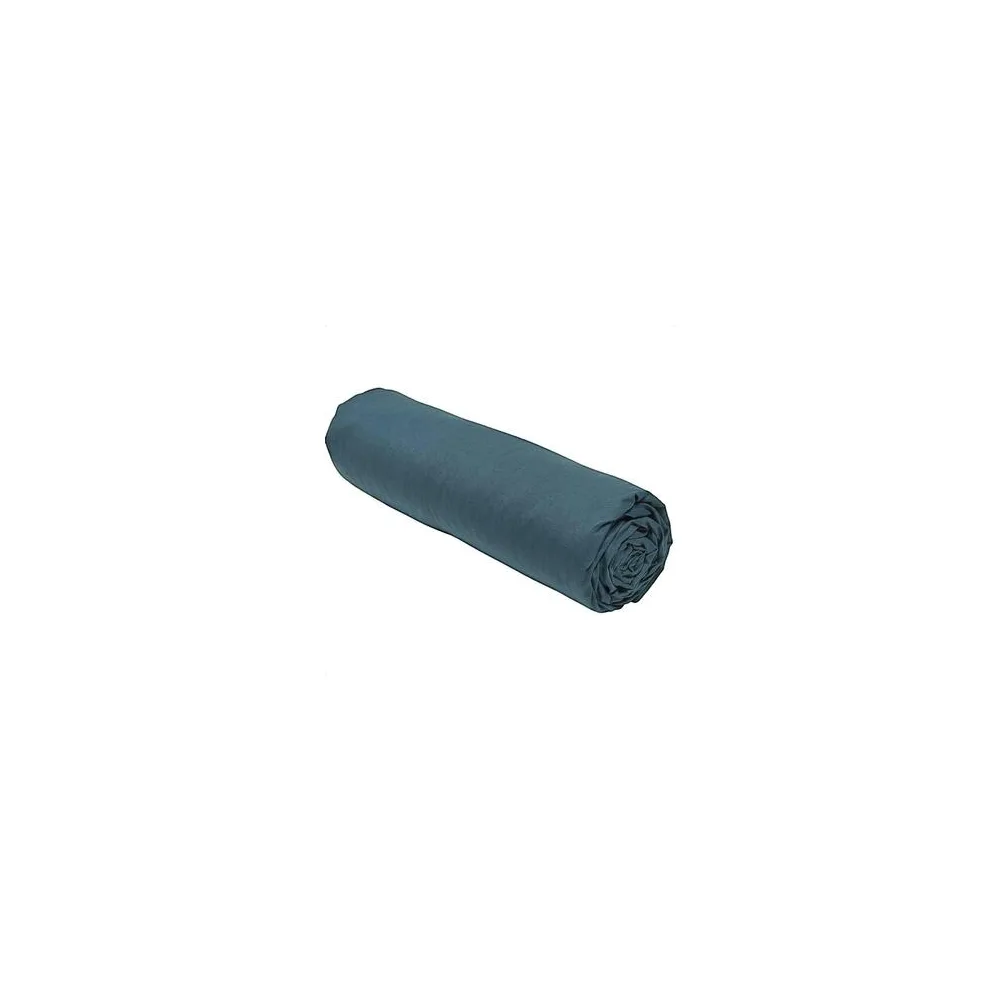 Gumis lepedő Today Drap housse ORGANIC bleu paon grand bonnet 180x200 cm