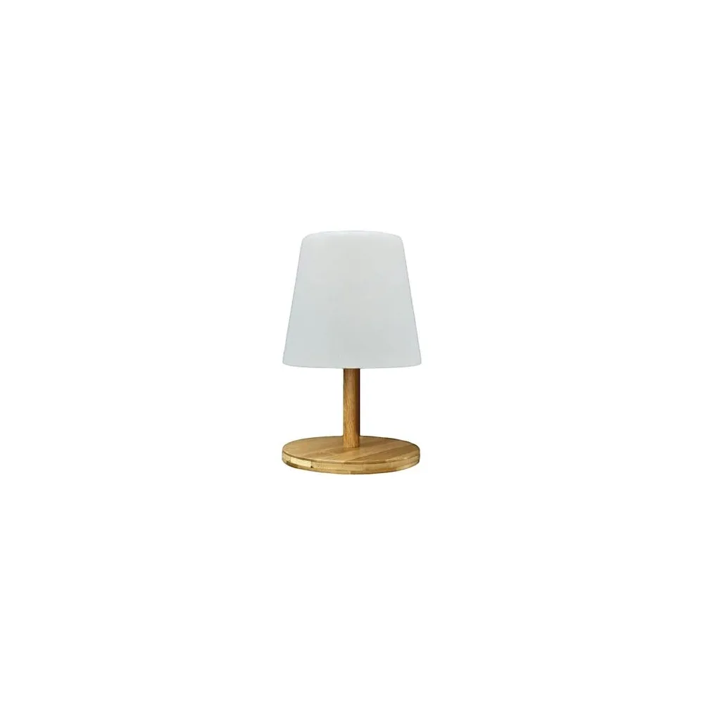 Díszlámpák Lumisky Lampe à poser Standy Mini Wood pied bambou