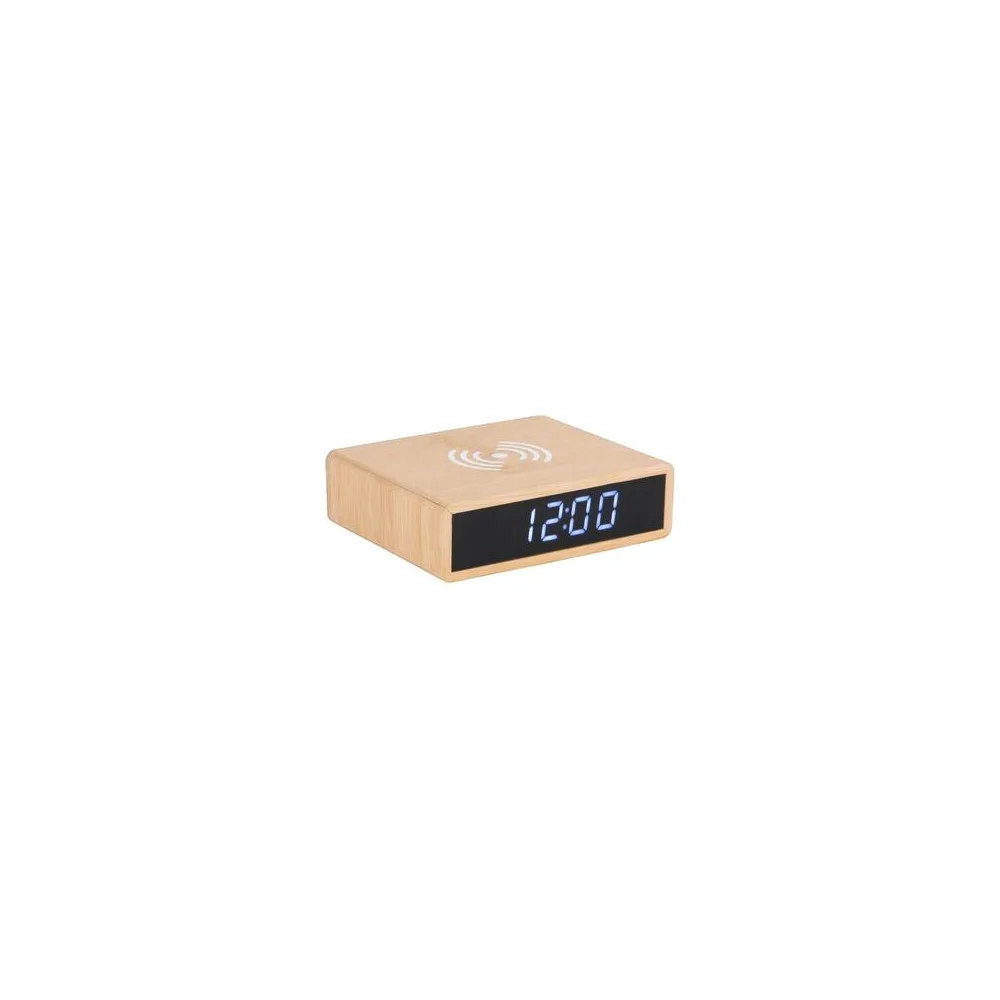 Órák Karlsson Réveil Flat LED Bois clair