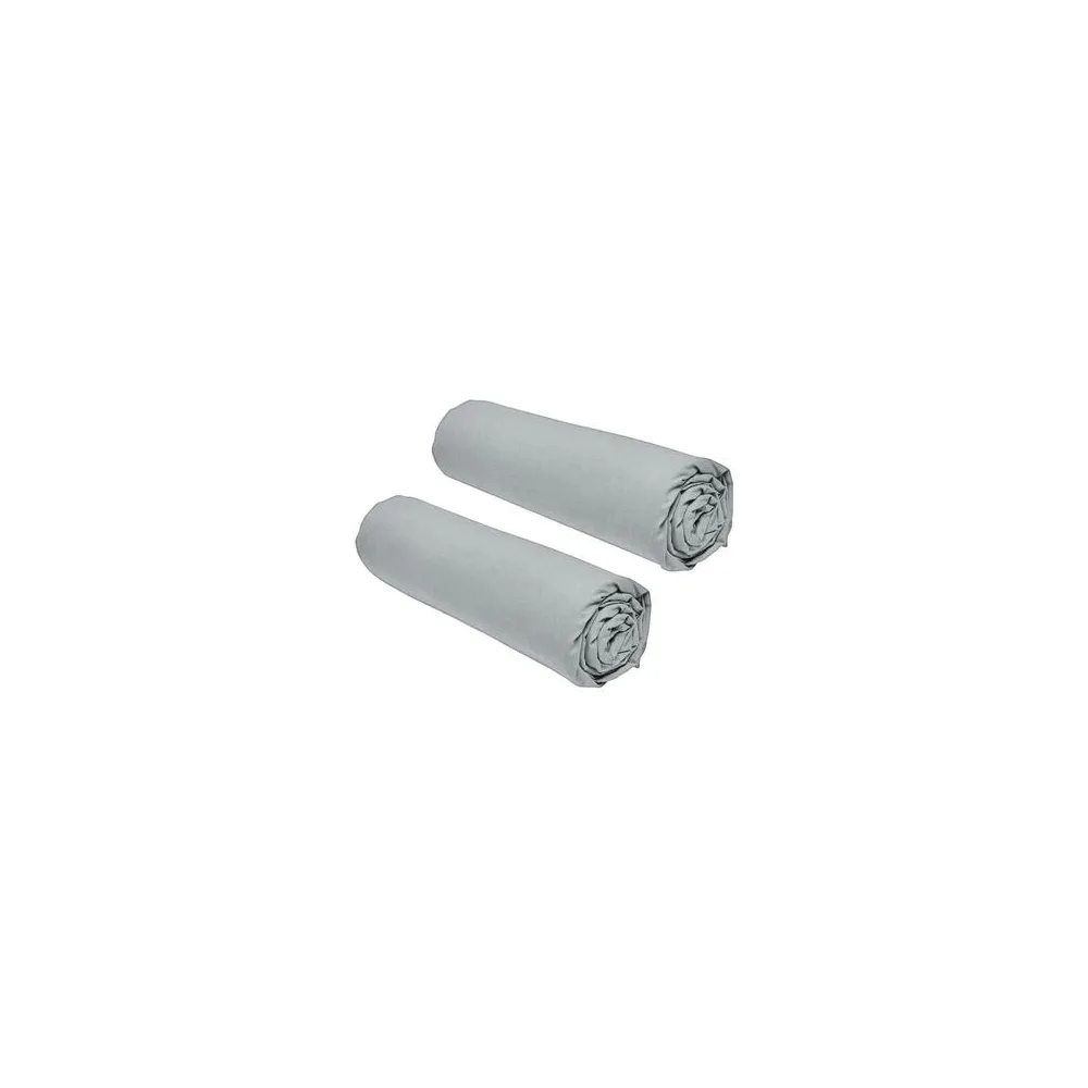 Gumis lepedő Today Draps housse Essential lot de 2 gris 160x200 cm