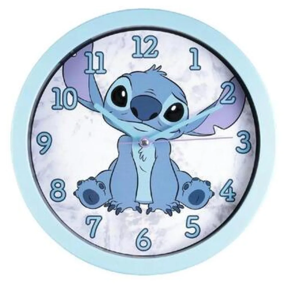 Órák Euroswan Horloge murale Stitch bleue