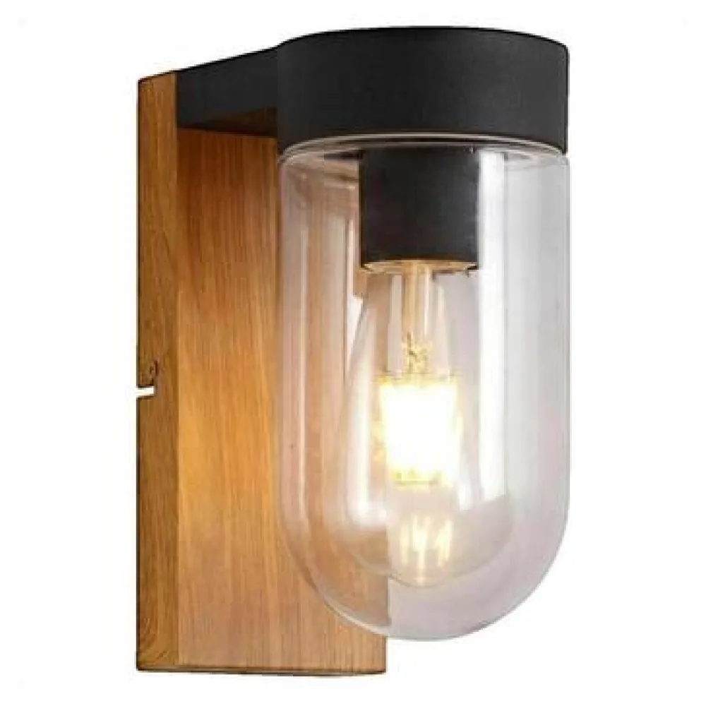 Kültéri világítás Brilliant Applique extérieure CABAR bois foncé