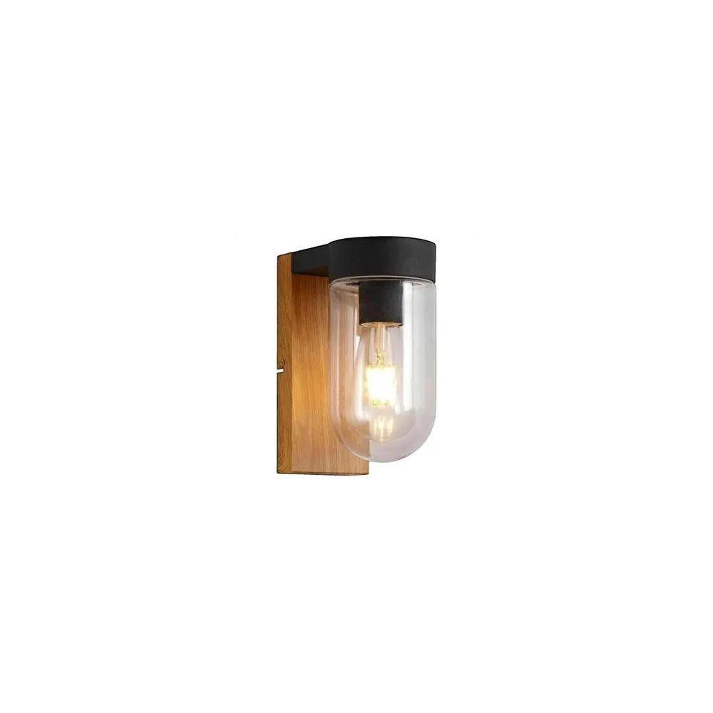 Kültéri világítás Brilliant Applique extérieure CABAR bois foncé