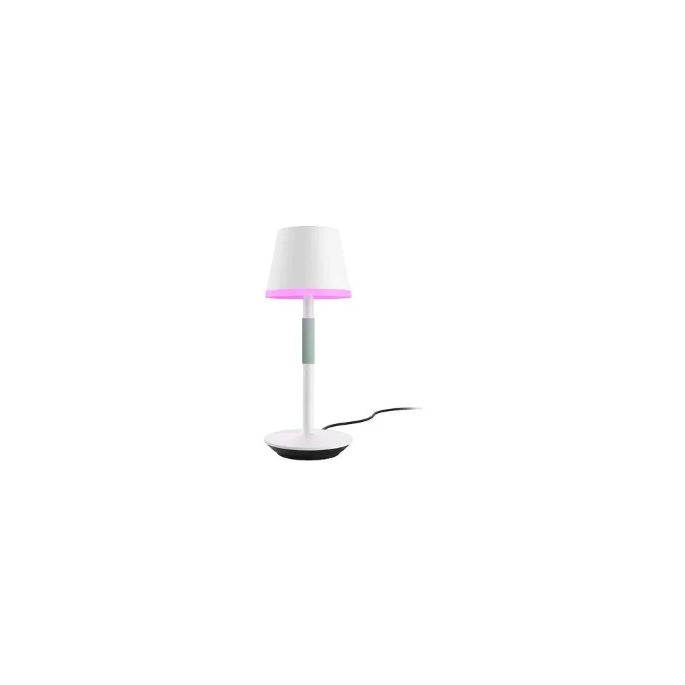 Díszlámpák Philips Lampe à poser Hue W C Go connectée portable blanc