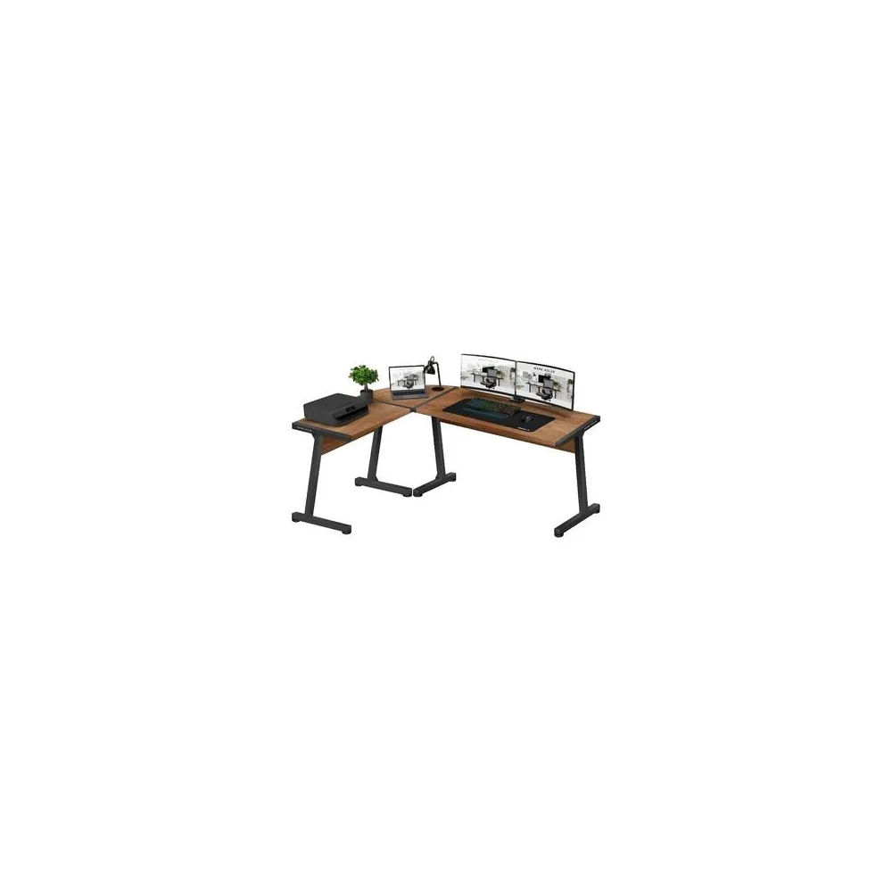 Íróasztalok Mark Adler Bureau Leader 5.5 WN design en L noir