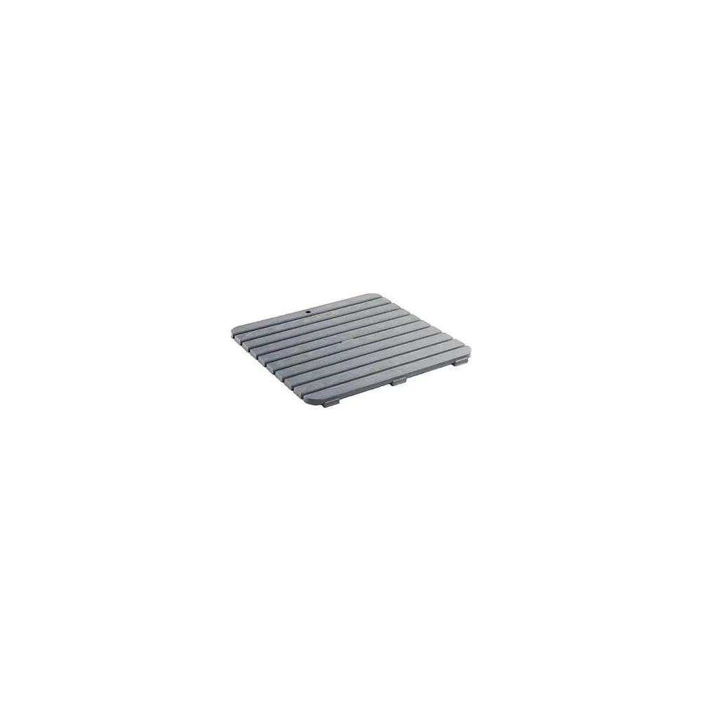 Fürdőszobai szőnyeg Tatay Tapis de bain Steppy Gris antidérapant 55 x 55 cm