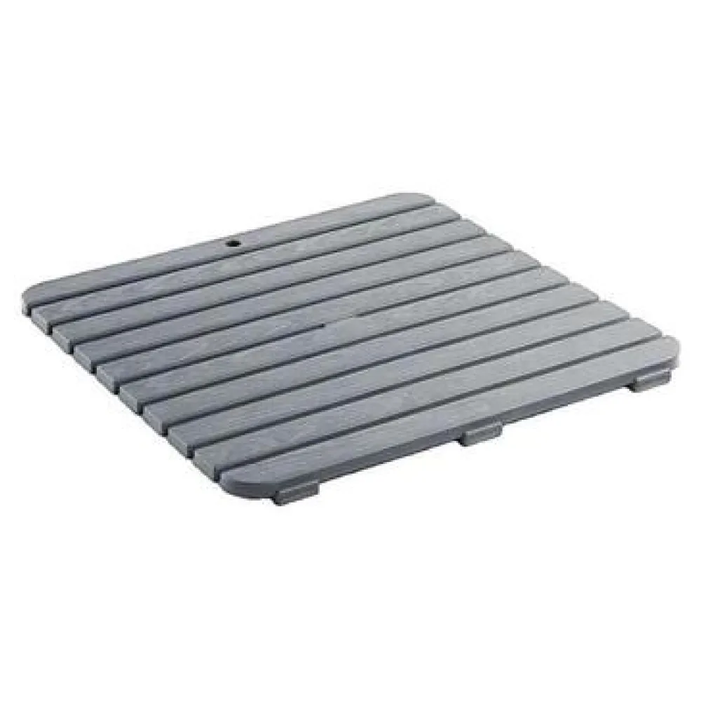 Fürdőszobai szőnyeg Tatay Tapis de bain Steppy Gris antidérapant 55 x 55 cm