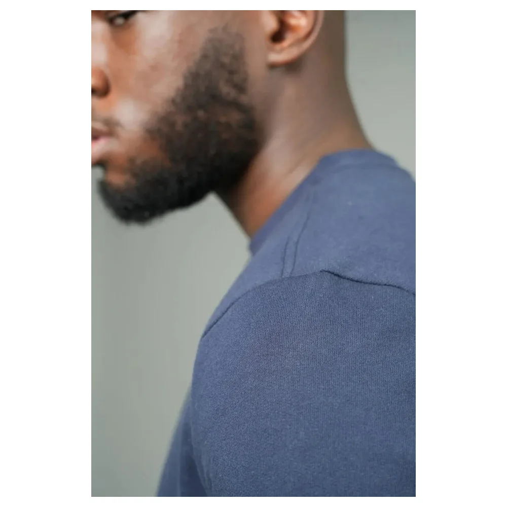 Sweat fabriqué en France | Taille: L | Matière: Coton organique | Couleur: Bleu – Bild 6