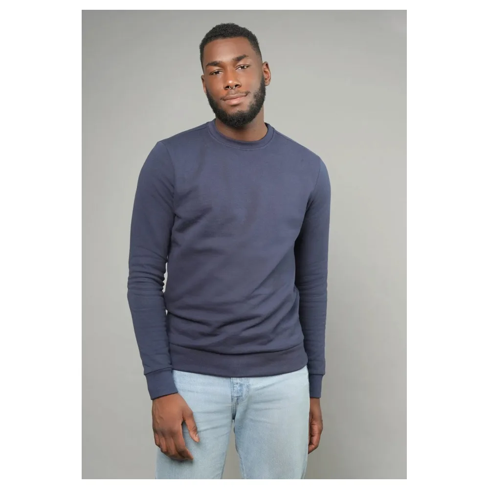 Sweat fabriqué en France | Taille: Xl | Matière: Coton organique | Couleur: Bleu