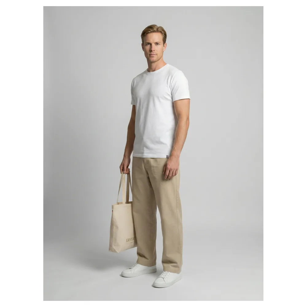 Sac fourre-tout en coton biologique | Taille: U | Couleur: Naturel | Matériel: Coton organique