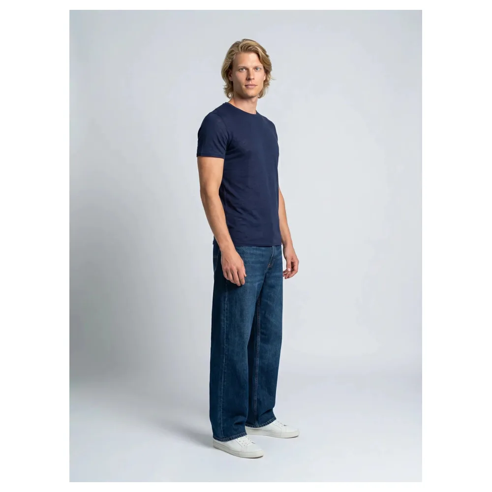 T-shirt en lin Made in France | Taille: M | Matériel: Lin bio | Couleur: Bleu – Bild 6