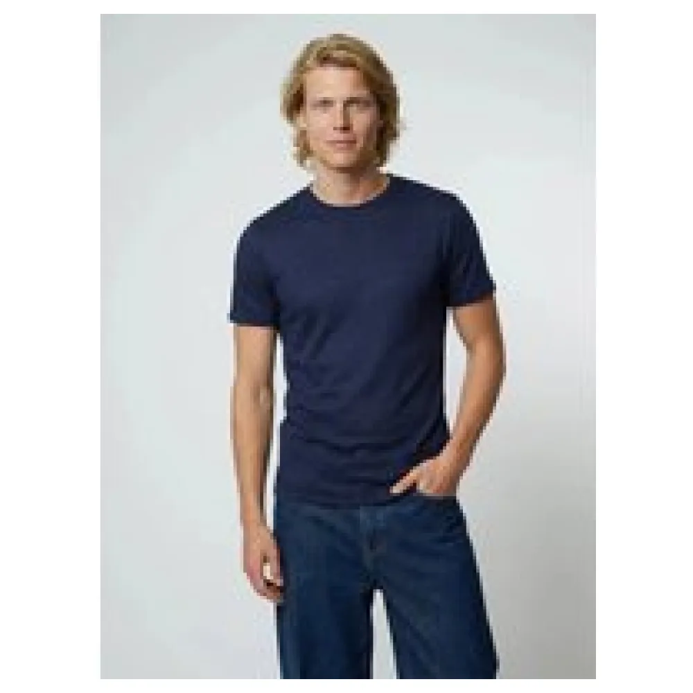 T-shirt en lin Made in France | Taille: M | Matériel: Lin bio | Couleur: Bleu – Bild 2