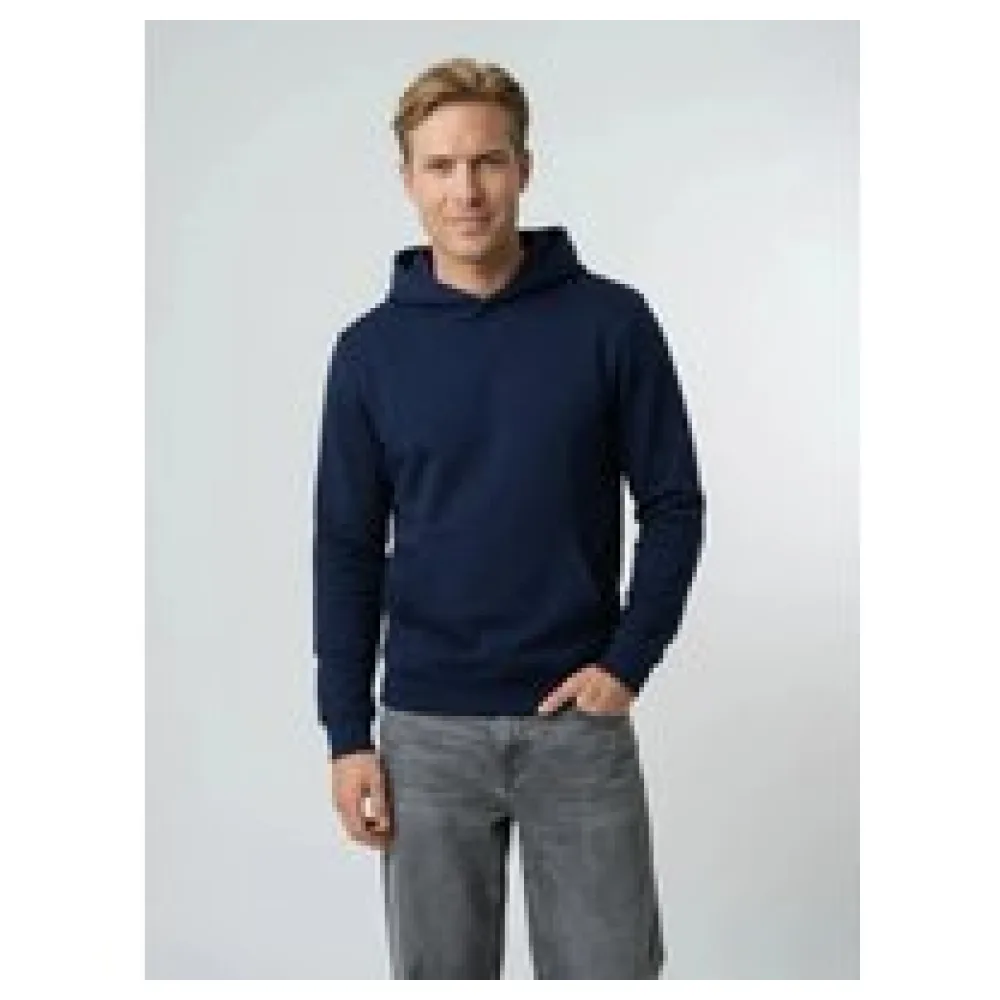 Sweat à capuche bleu marine Made in France | Taille: S | Matériel: Coton organique | Couleur: bleu marine – Bild 2