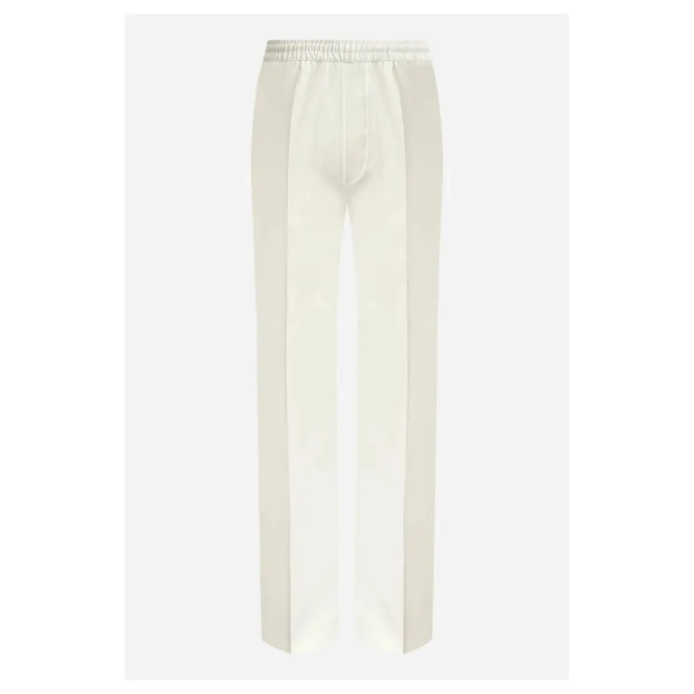 Pantalon Coupe Droite - 100% Coton Épais, Fabriqué en France | Taille: Xl | Couleur: Blanc | Matériel: Coton – Bild 5