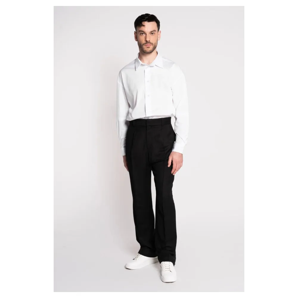 Chemise coupe droite | Couleur: Blanc | Taille: L | Tissu: Coton – Bild 5