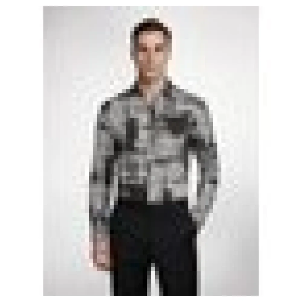 Chemise en lin Geometric Harmony | Taille: M – Bild 7