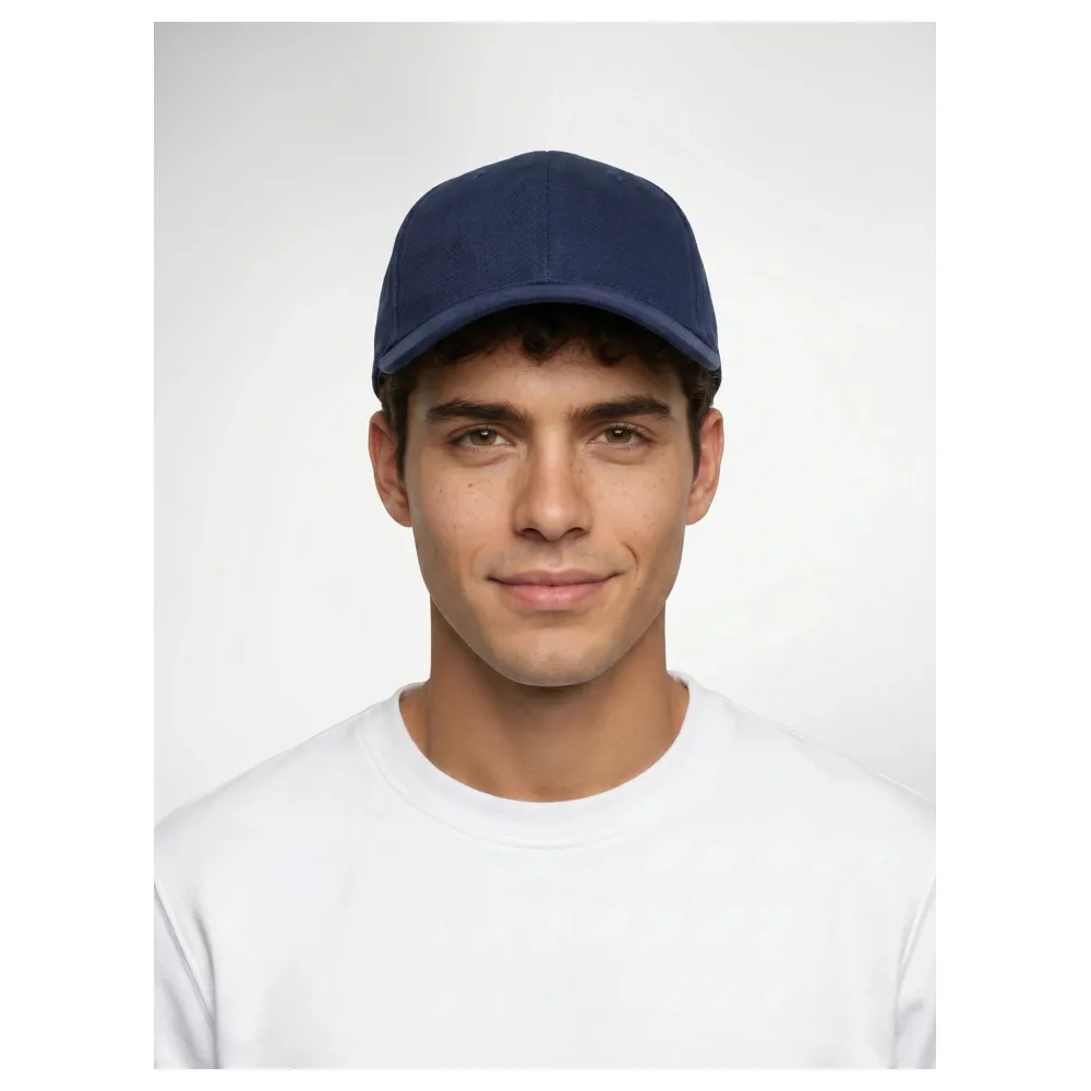 Casquette bleu marine - Coton bio, fabriqué en France