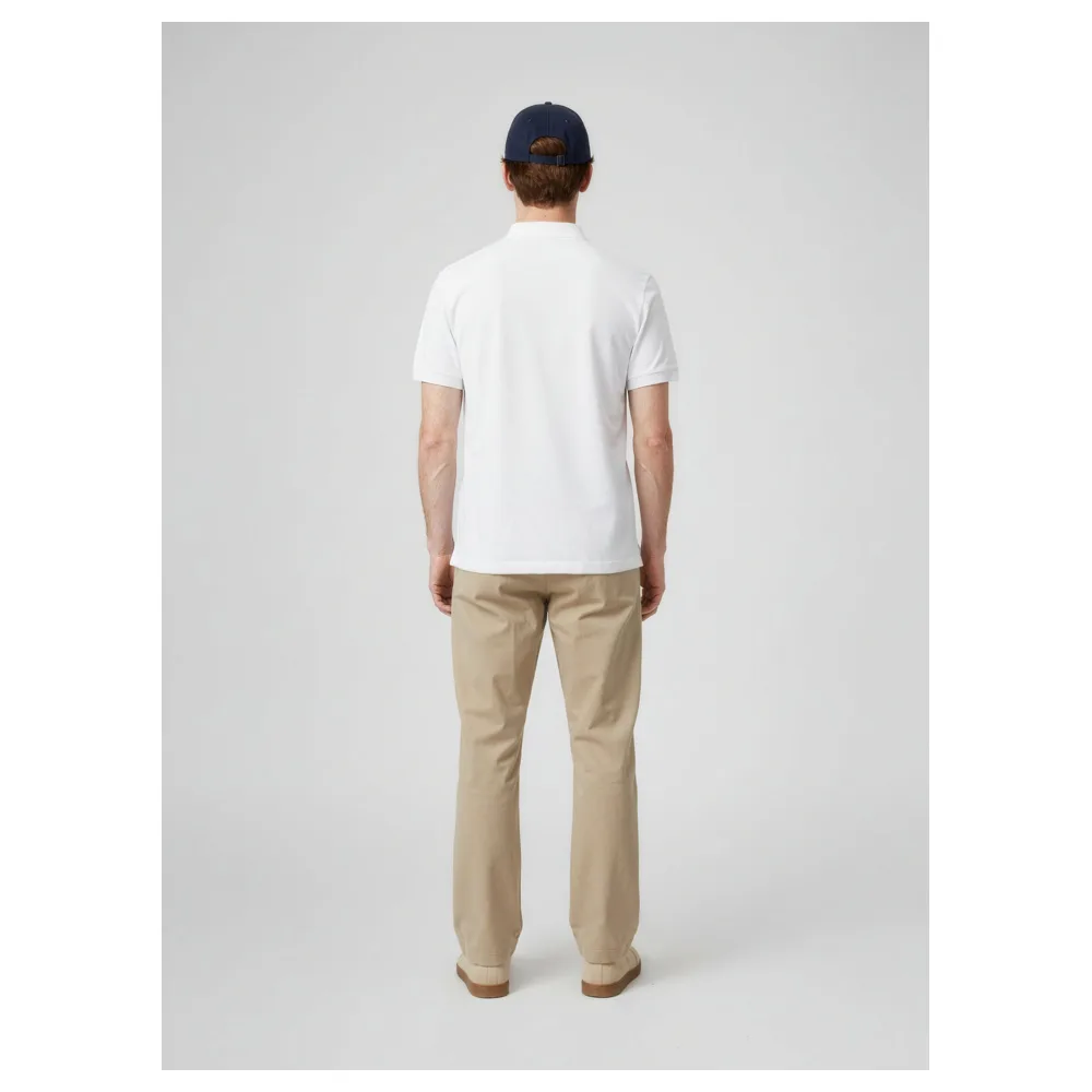 Polo blanc en coton biologique - Fabriqué en France | Taille: L | Couleur: White – Bild 3