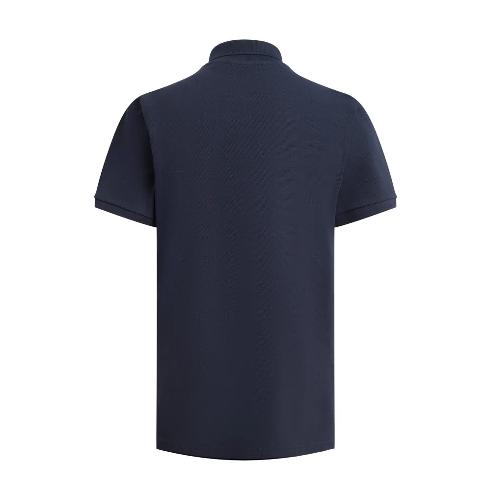 Polo en coton biologique bleu marine - Fabriqué en France | Taille: S – Bild 5
