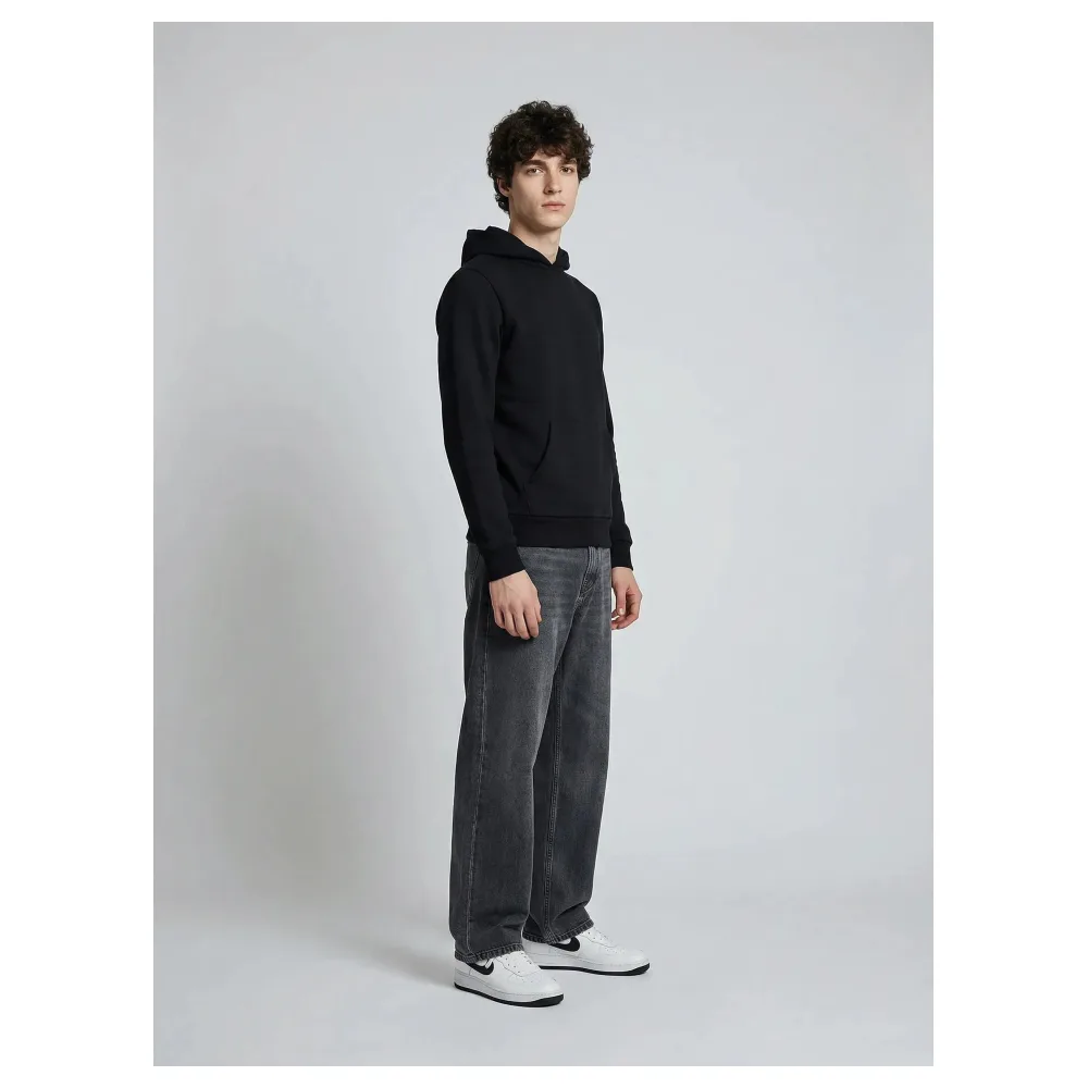 Sweat à capuche noir Made in France | Taille: XL – Bild 5