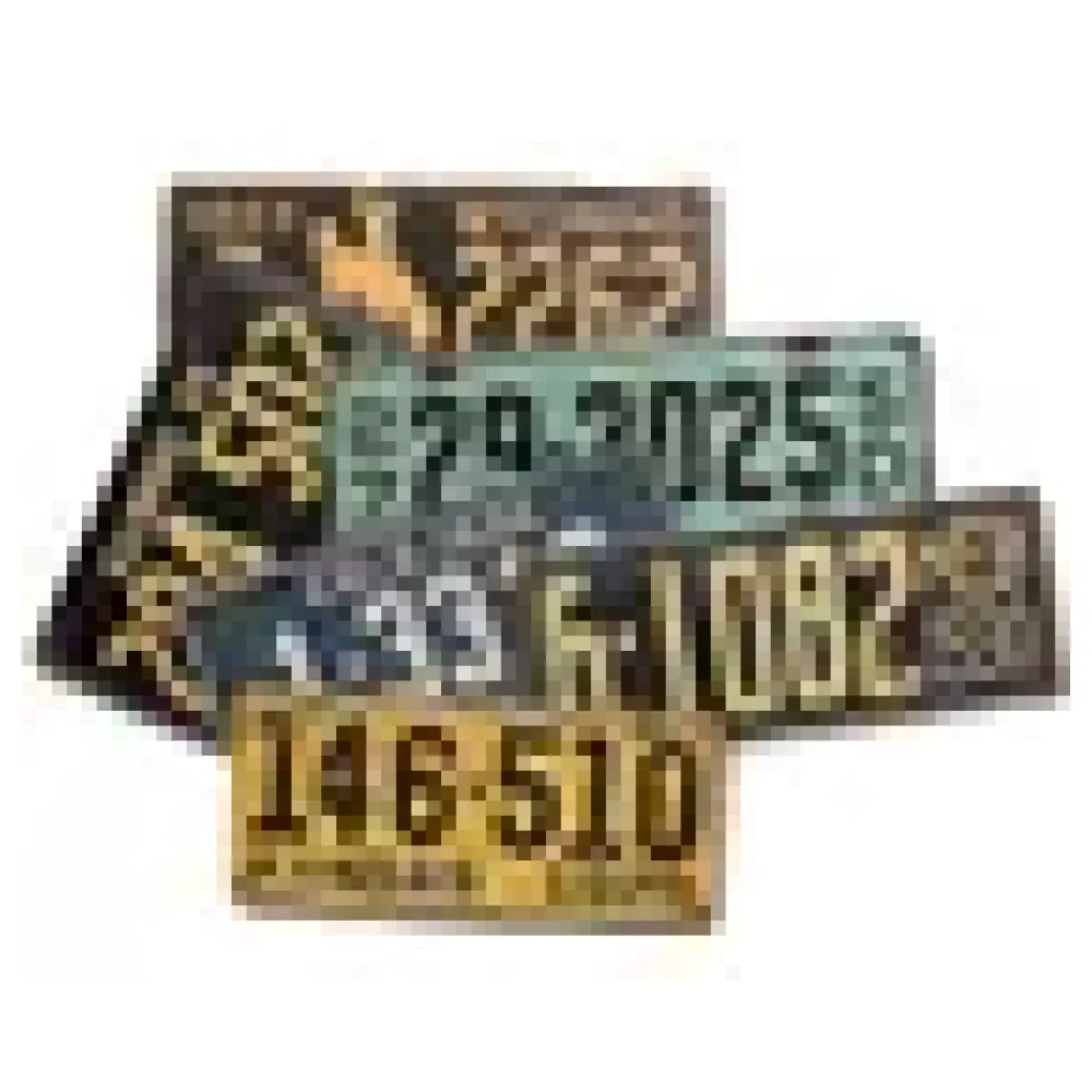 Jahreszahlen Geschenk US Jahrgangsnummernschilder 1925 - 1949 – Bild 3