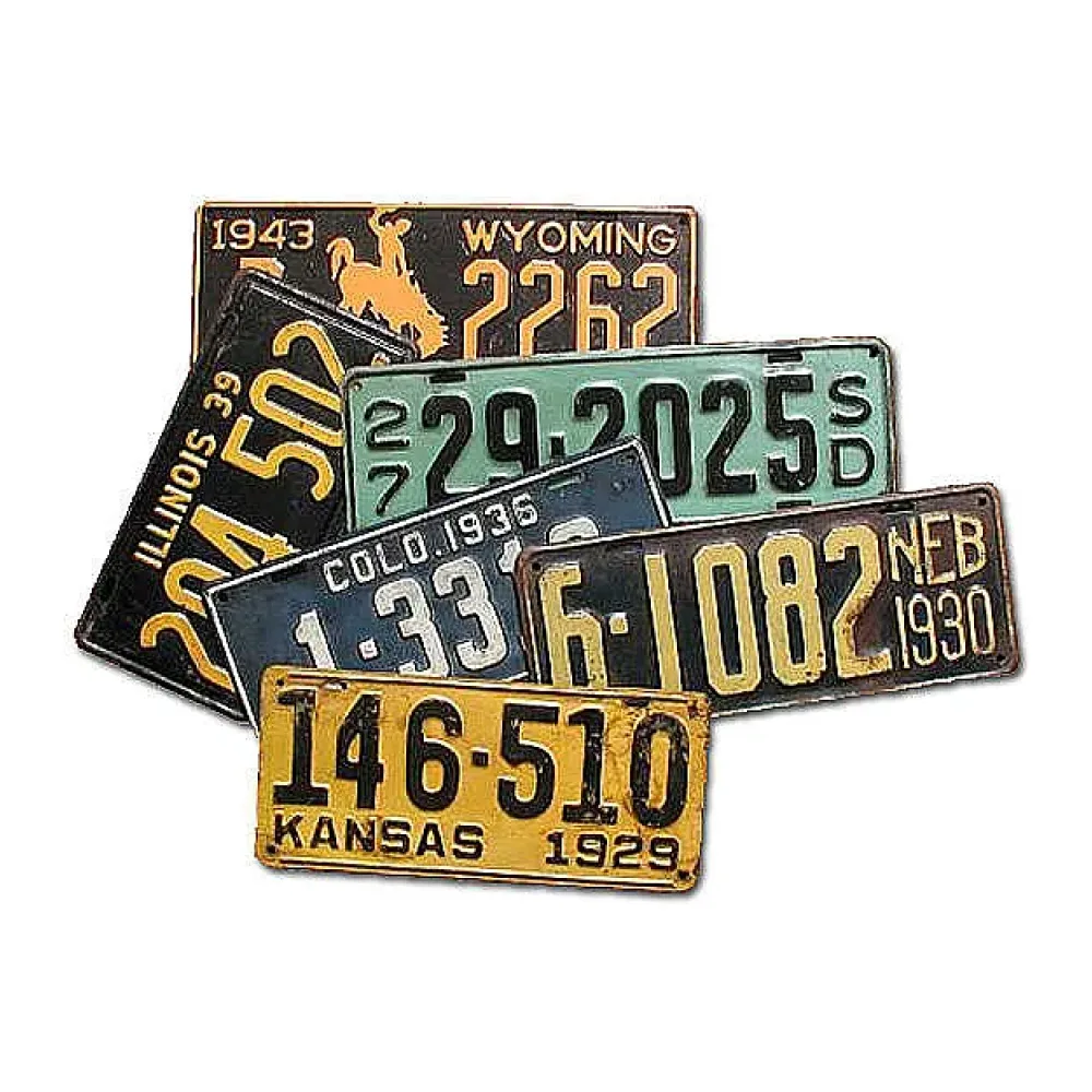 Jahreszahlen Geschenk US Jahrgangsnummernschilder 1925 - 1949