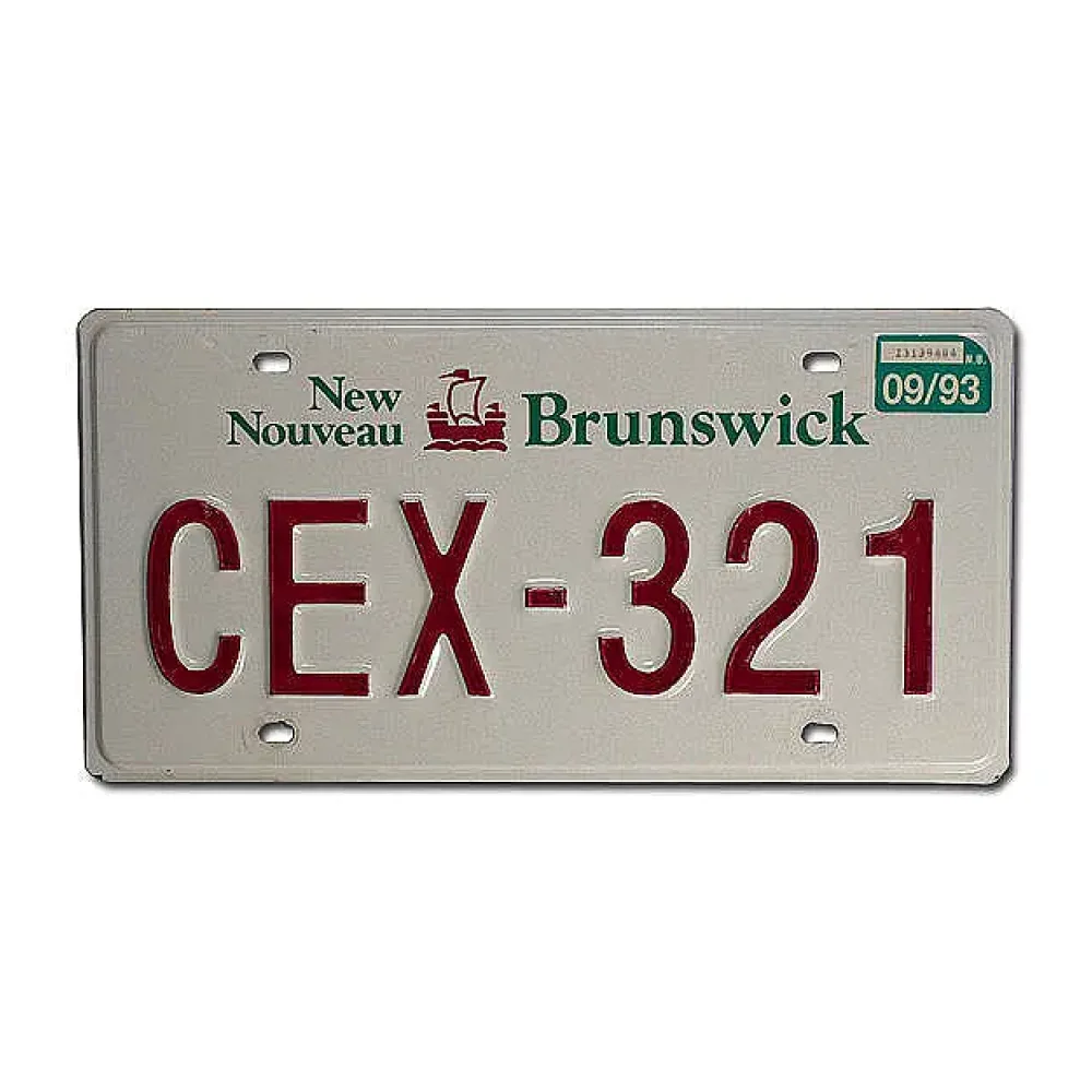 Kanadisches Nummernschild New Brunswick