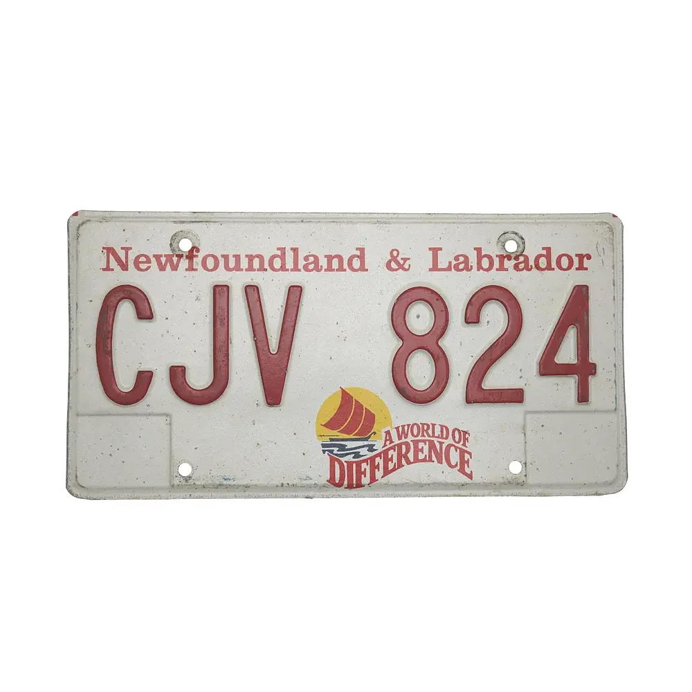Kanadisches Nummernschild Newfoundland & Labrador