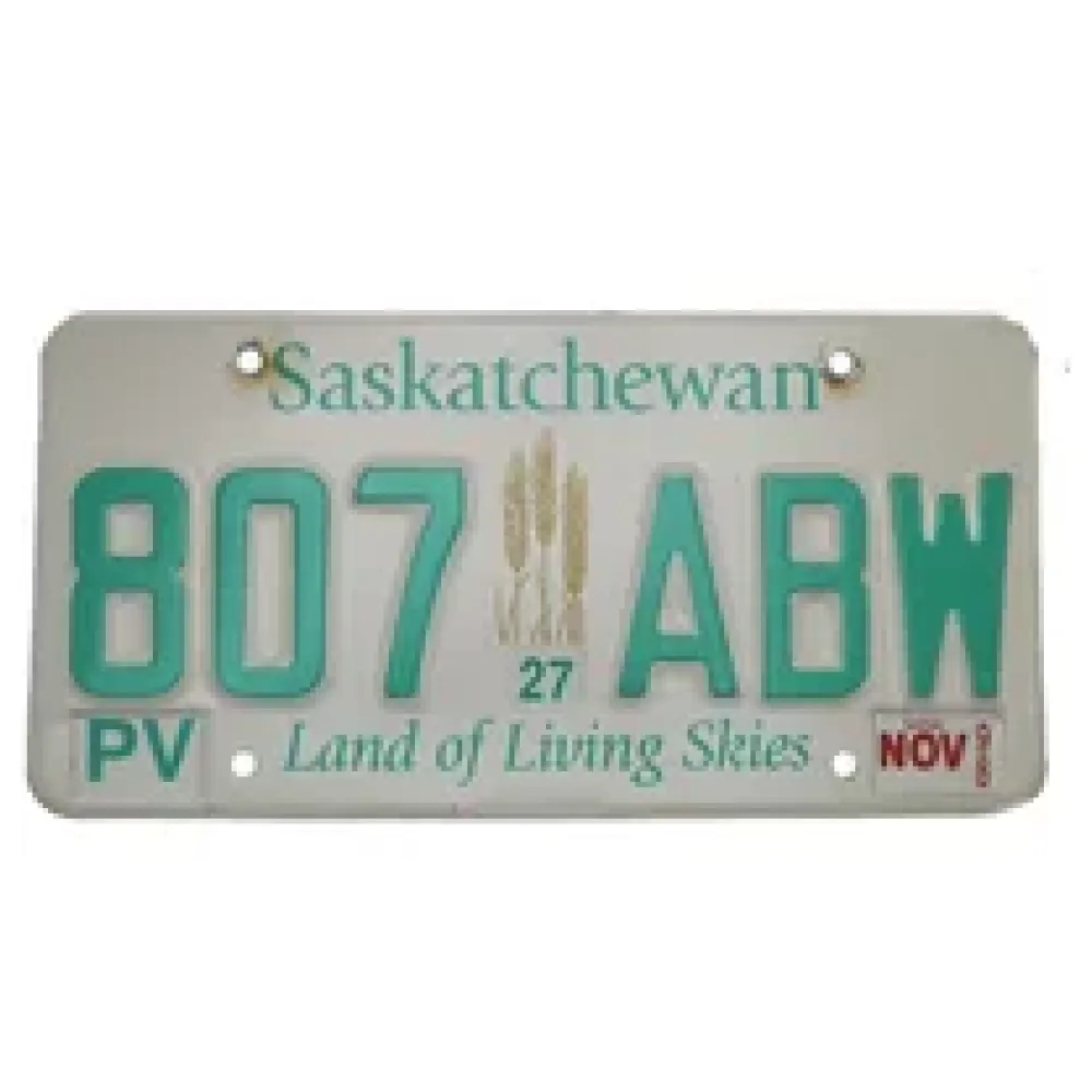 Kanadisches Nummernschild Saskatchewan – Bild 2