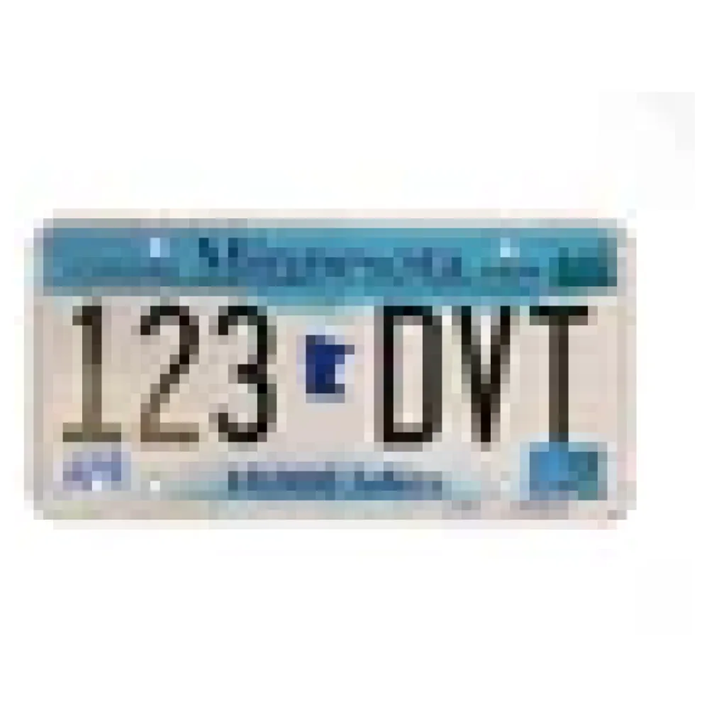 US-Nummernschild aus Minnesota - Ten Thousand Lakes - original – Bild 3