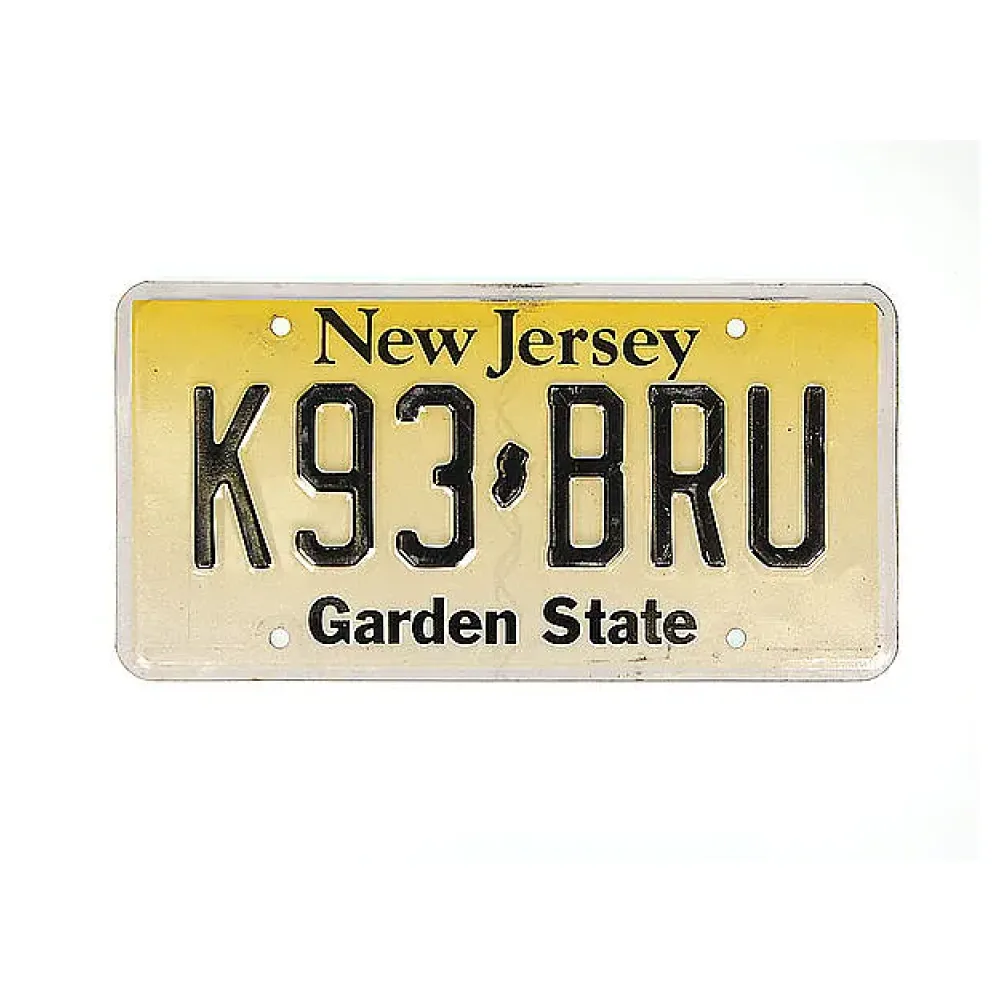 USA-Nummernschild New Jersey - Garden State - original